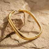 Passion Waterproof Square Cuff Bracelet 18K Gold Plating - DANSK Copenhagen