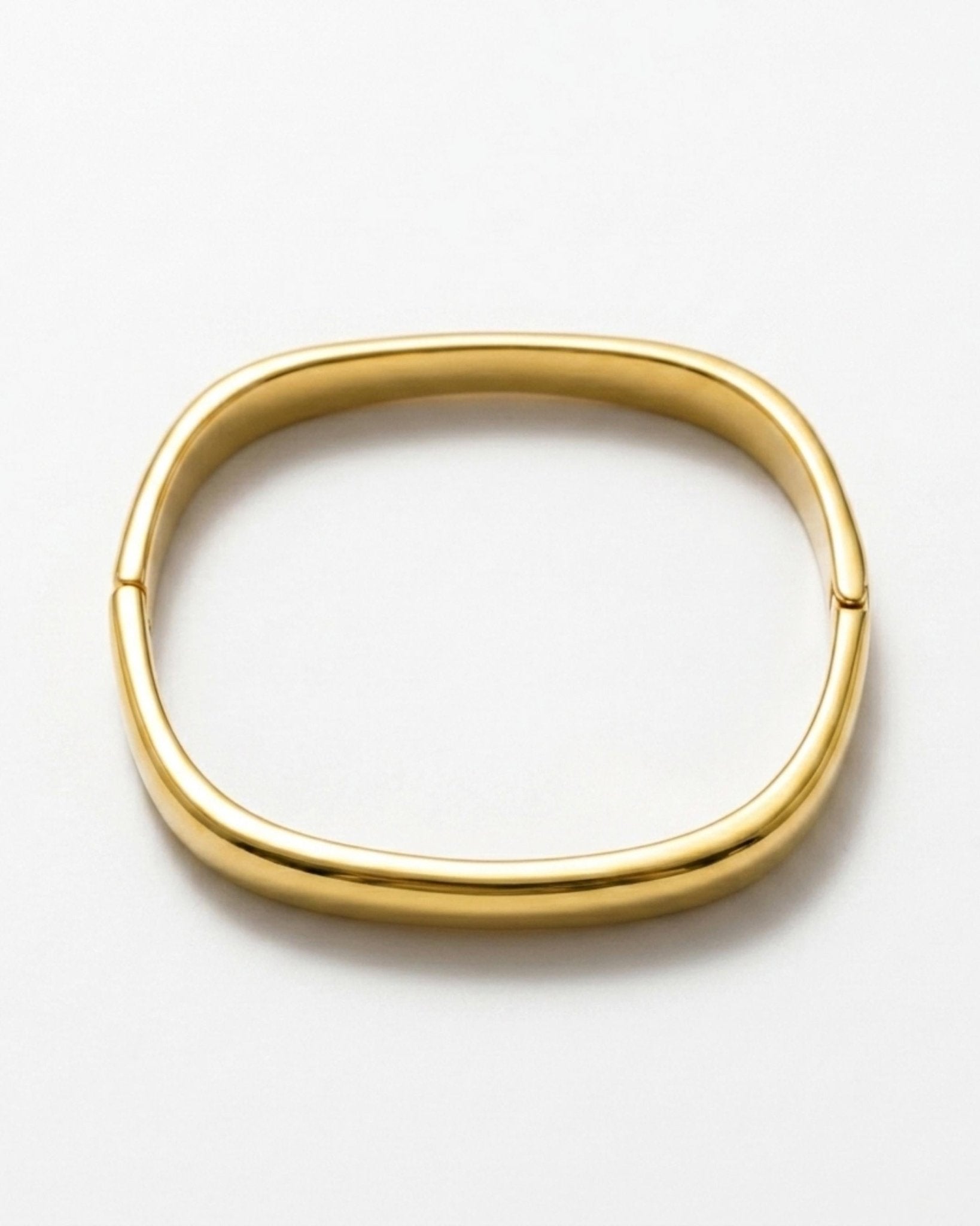 Passion Waterproof Square Cuff Bracelet 18K Gold Plating - DANSK Copenhagen