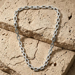 Passion Waterproof Square Link Necklace Silver Plating - DANSK Copenhagen