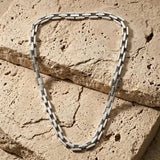 Passion Waterproof Square Link Necklace Silver Plating - DANSK Copenhagen