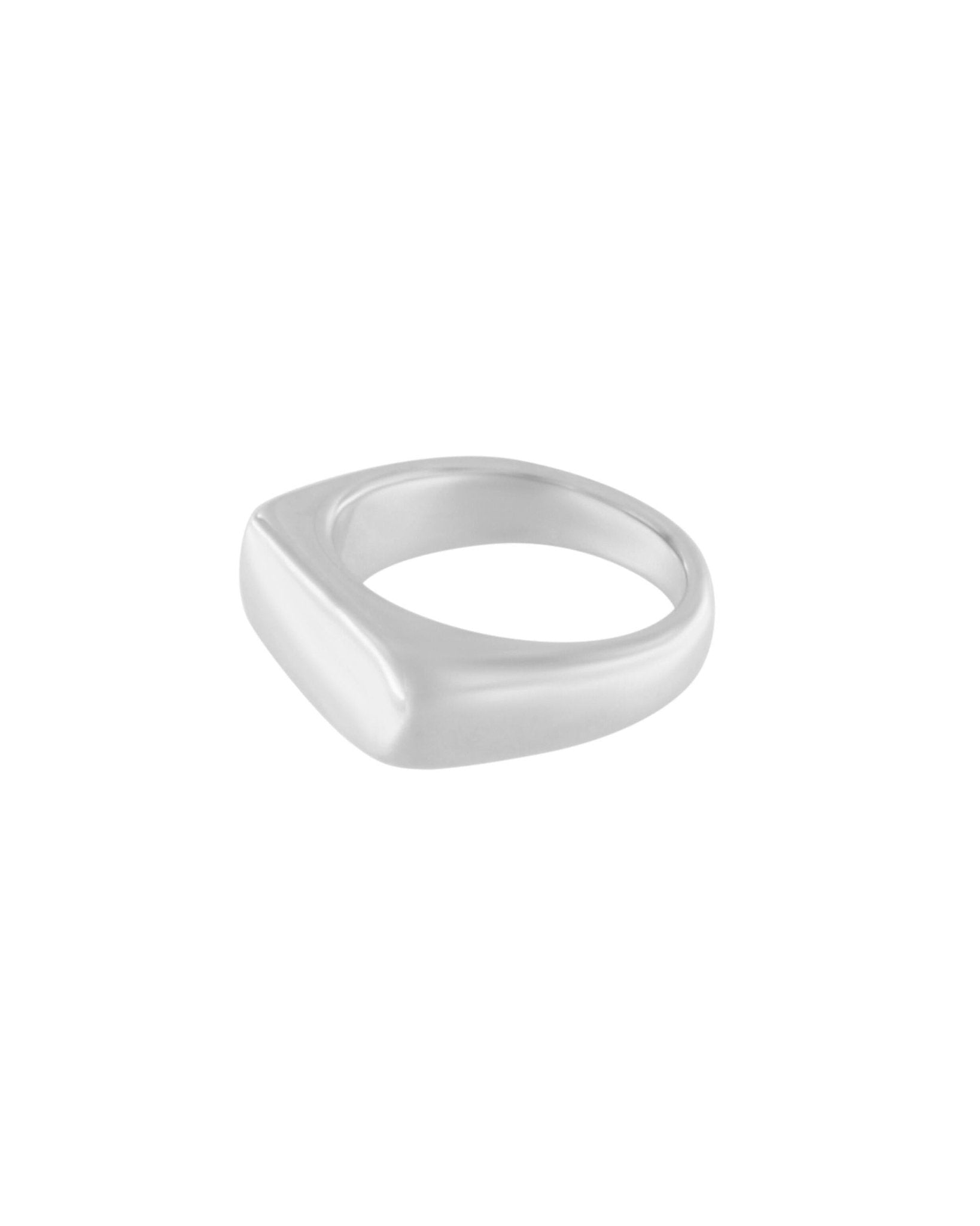 Passion Waterproof Square Ring Silver Plating - DANSK Copenhagen
