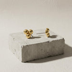 Passion Waterproof Triple Ball Earring 18K Gold Plating - DANSK Copenhagen