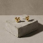 Passion Waterproof Triple Ball Earring 18K Gold Plating - DANSK Copenhagen