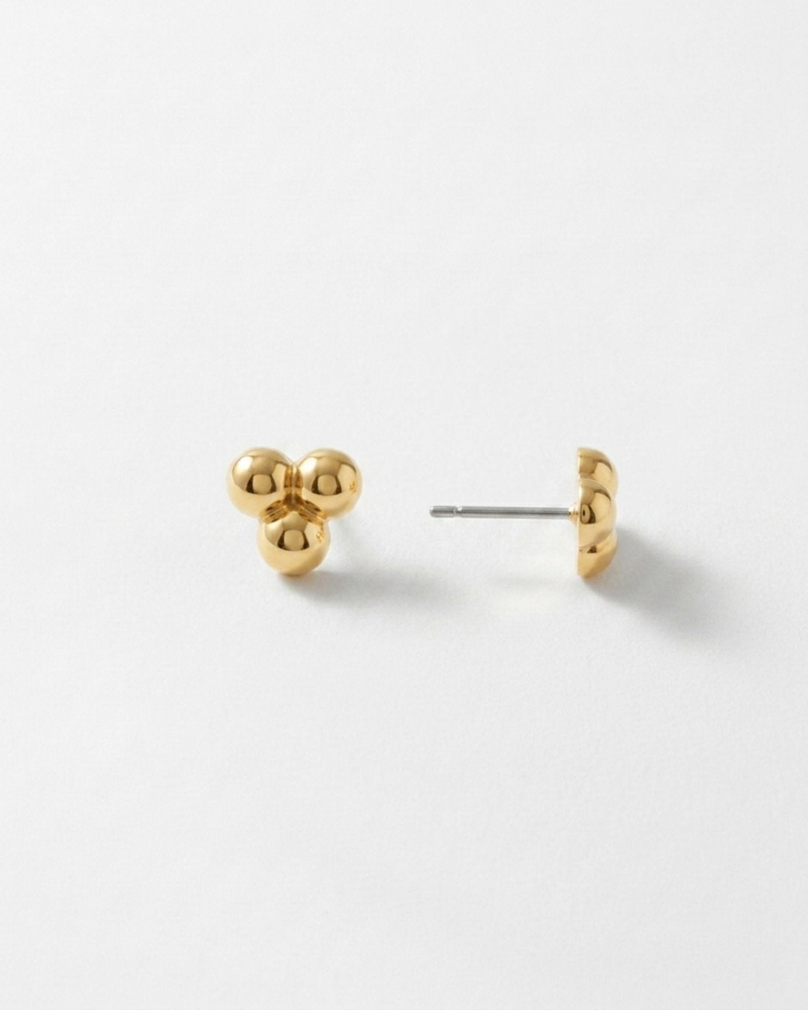 Passion Waterproof Triple Ball Earring 18K Gold Plating - DANSK Copenhagen