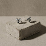 Passion Waterproof Triple Ball Earring Silver Plating - DANSK Copenhagen