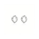 RAGNA Waterproof Silver Stainless Steel Earring - Hammered Finish - DANSK Copenhagen