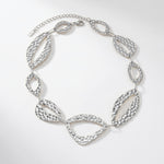 RAGNA Waterproof Silver Stainless Steel Original Necklace - Hammered Finish - DANSK Copenhagen