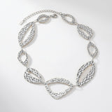 RAGNA Waterproof Silver Stainless Steel Original Necklace - Hammered Finish - DANSK Copenhagen