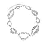 RAGNA Waterproof Silver Stainless Steel Original Necklace - Hammered Finish - DANSK Copenhagen