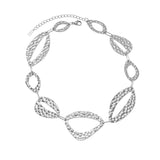 RAGNA Waterproof Silver Stainless Steel Original Necklace - Hammered Finish - DANSK Copenhagen