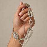 RAGNA Waterproof Silver Stainless Steel Original Necklace - Hammered Finish - DANSK Copenhagen