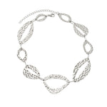RAGNA Waterproof Silver Stainless Steel Original Necklace - Hammered Finish - DANSK Copenhagen