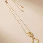 RAGNA Waterproof Silver Stainless Steel Original Simple Necklace - Adjustable Chain & Hammered Finish - DANSK Copenhagen