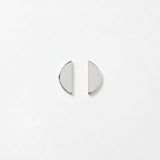 SAGA Waterproof Silver Stainless Steel Post Earring – Brushed Finish - DANSK Copenhagen