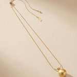 SIGNE Waterproof 18K Gold Plated Necklace - Adjustable Chain & Sanded Stainless Steel - DANSK Copenhagen
