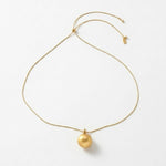 SIGNE Waterproof 18K Gold Plated Necklace - Adjustable Chain & Sanded Stainless Steel - DANSK Copenhagen