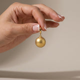 SIGNE Waterproof 18K Gold Plating Statement French Clip - Sanded Stainless Steel - DANSK Copenhagen
