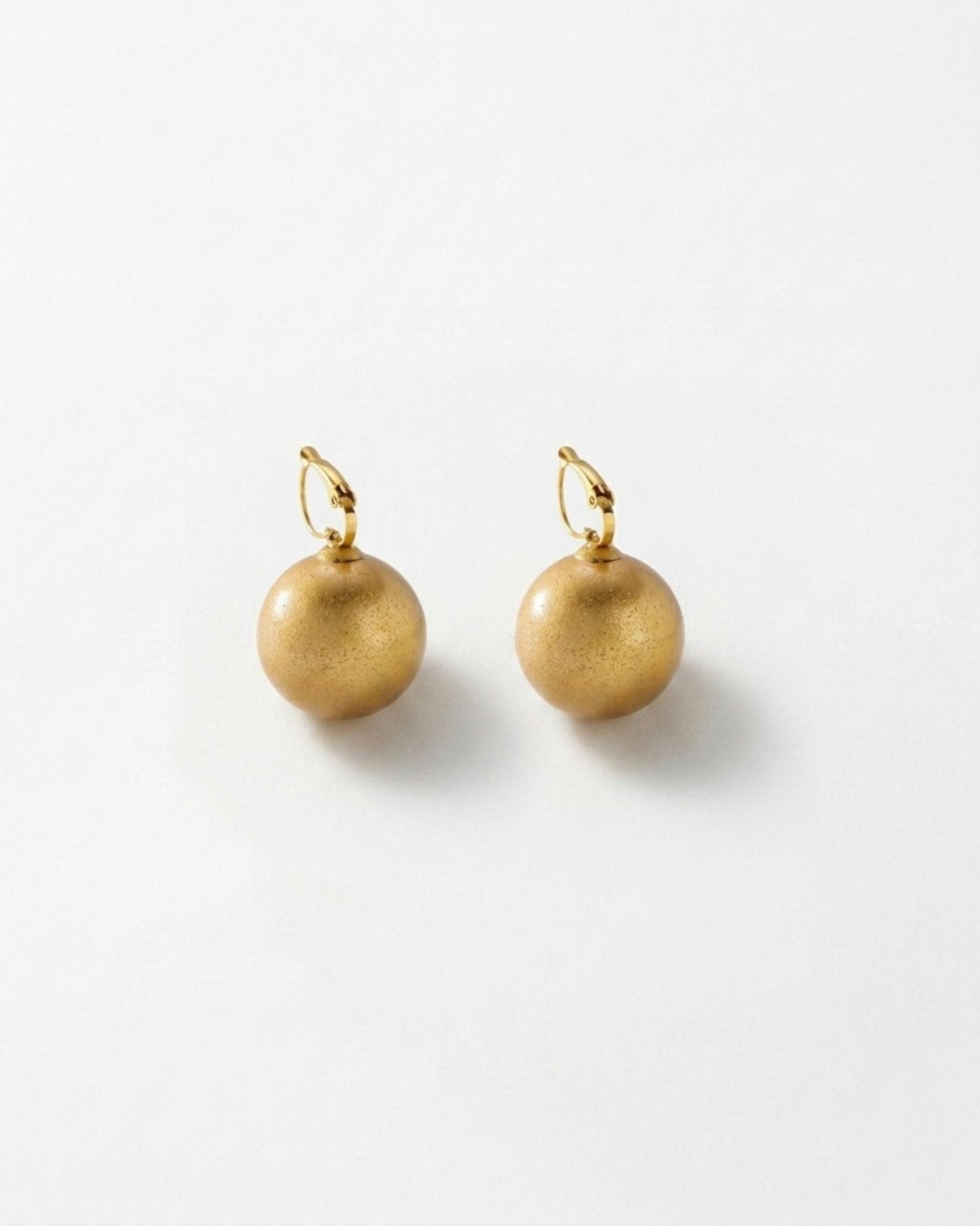 SIGNE Waterproof 18K Gold Plating Statement French Clip - Sanded Stainless Steel - DANSK Copenhagen