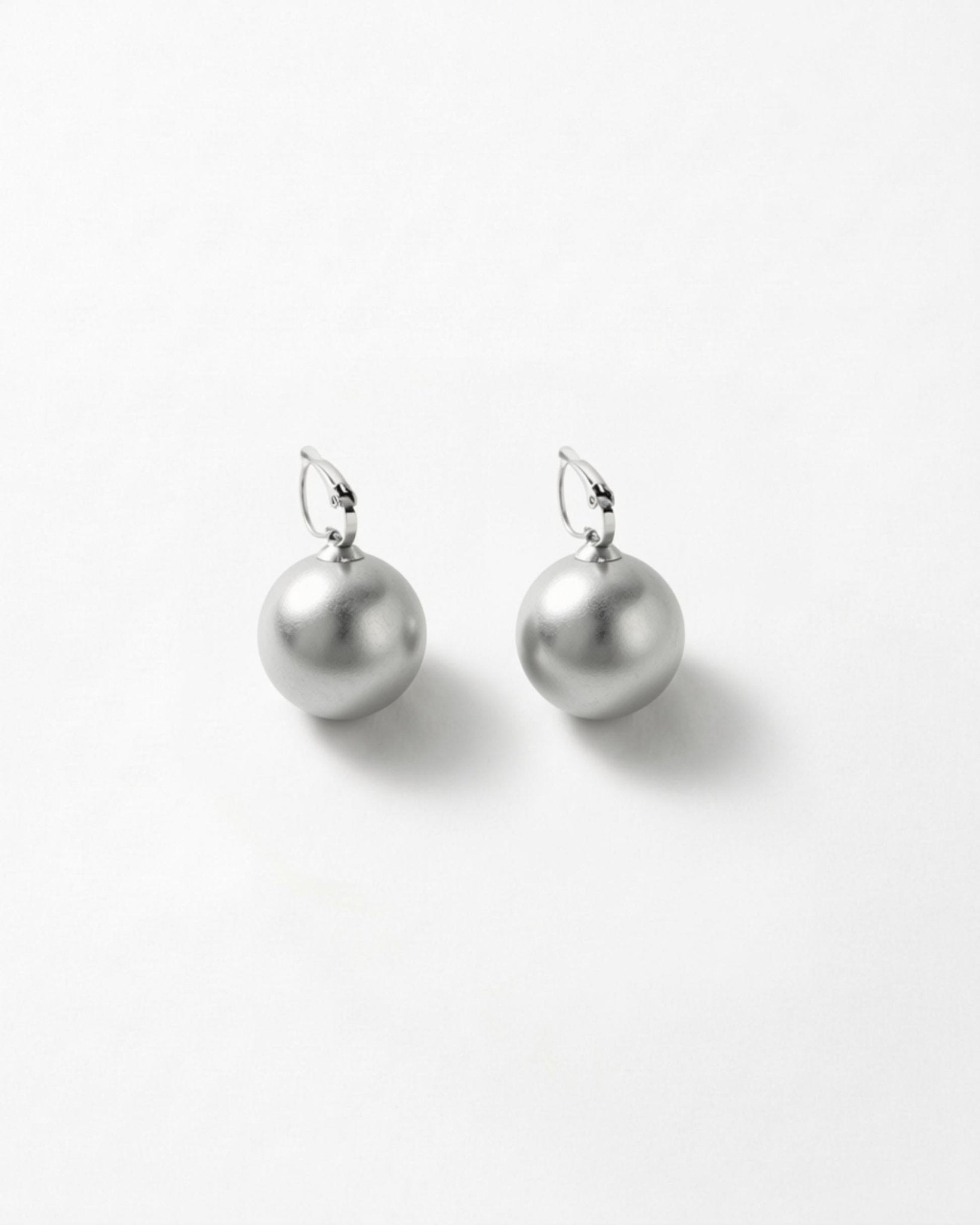 SIGNE WaterproofSilver Stainless Steel Statement French Clip - Sanded Finish - DANSK Copenhagen