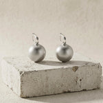 SIGNE WaterproofSilver Stainless Steel Statement French Clip - Sanded Finish - DANSK Copenhagen
