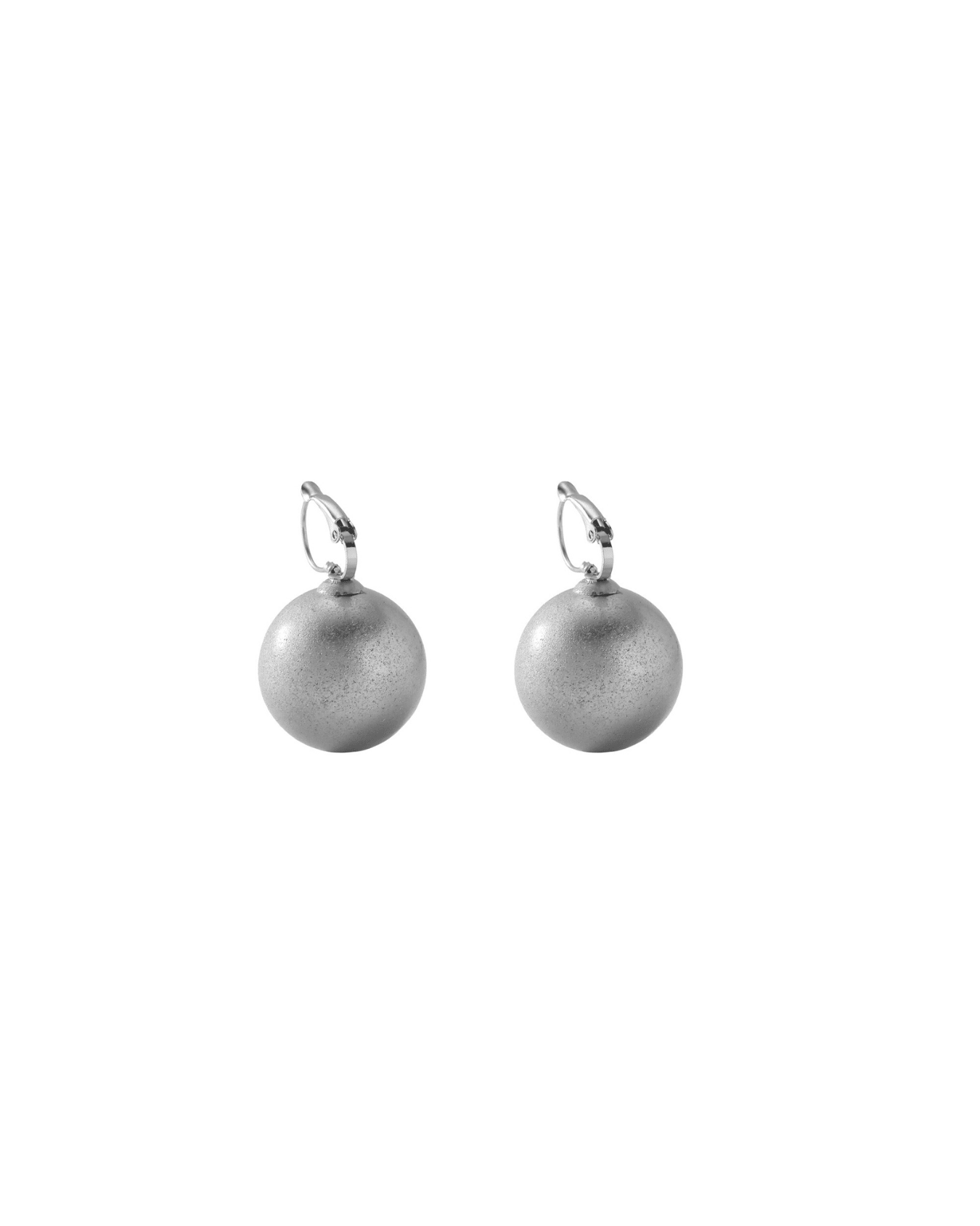 SIGNE WaterproofSilver Stainless Steel Statement French Clip - Sanded Finish - DANSK Copenhagen