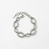 SIGRID Waterproof Silver Stainless Steel Bracelet - Brushed Finish - DANSK Copenhagen