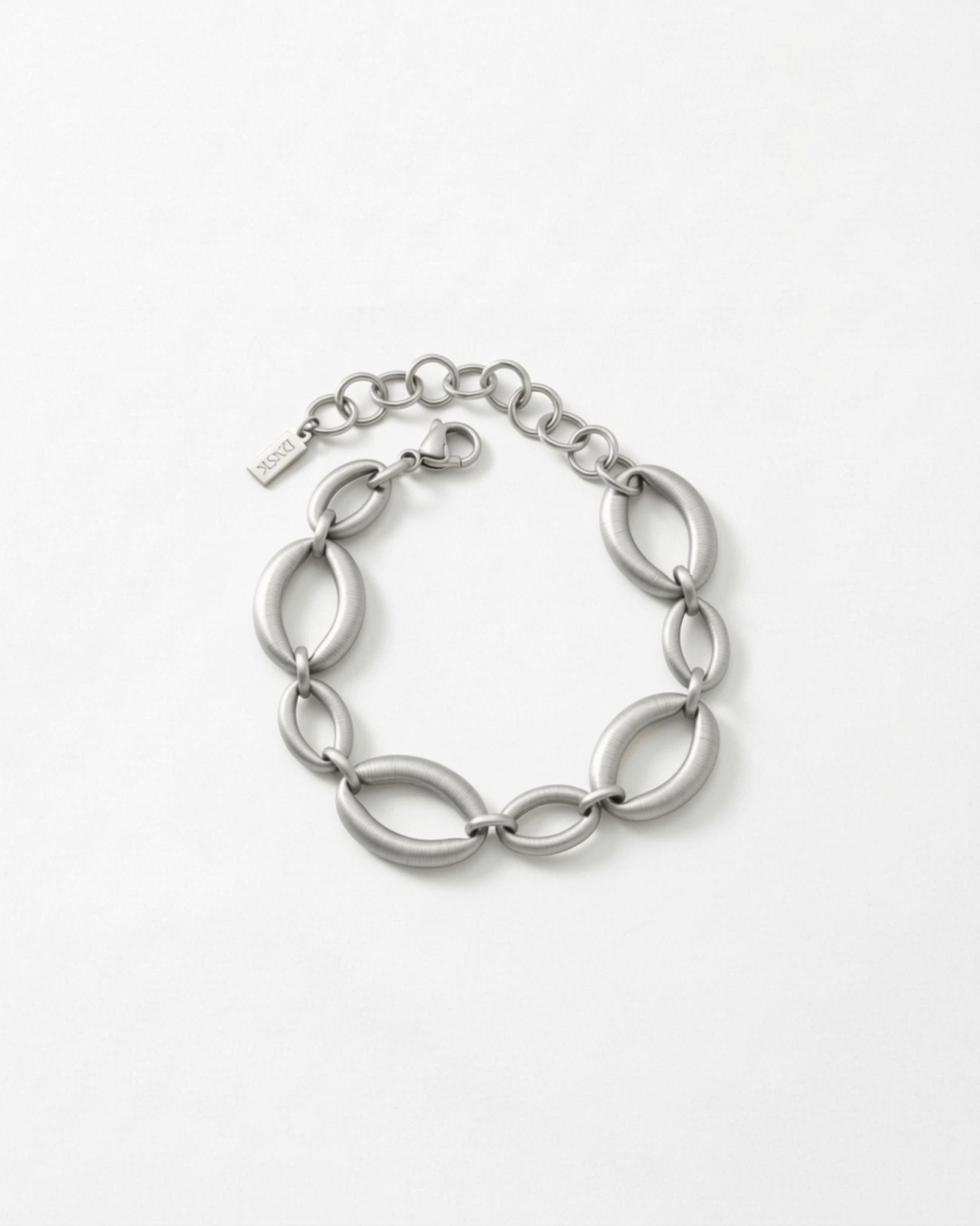 SIGRID Waterproof Silver Stainless Steel Bracelet - Brushed Finish - DANSK Copenhagen