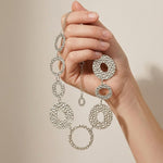 SOL Waterproof Silver Stainless Steel Statement Necklace - Hammered Finish - DANSK Copenhagen