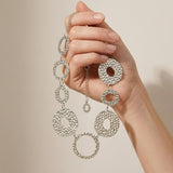 SOL Waterproof Silver Stainless Steel Statement Necklace - Hammered Finish - DANSK Copenhagen