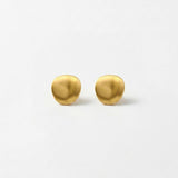 TOVE Waterproof 18K Gold Plated Post Earrings - Brushed Stainless Steel - DANSK Copenhagen