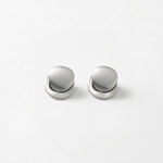 TOVE Waterproof Silver Stainless Steel 2in1 Earrings - Brushed/Polished Finish - DANSK Copenhagen