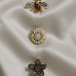 Tracey 3in1 Bee & Flower Brooch Set -DNSK Copenhagen