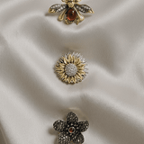 Tracey 3in1 Bee & Flower Brooch Set -DNSK Copenhagen