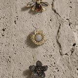 Tracey 3in1 Bee & Flower Brooch Set -DNSK Copenhagen