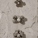 Tracey 3in1 Bow Pearl Brooch Set -DNSK Copenhagen