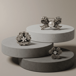 Tracey 3in1 Bow Pearl Brooch Set -DNSK Copenhagen