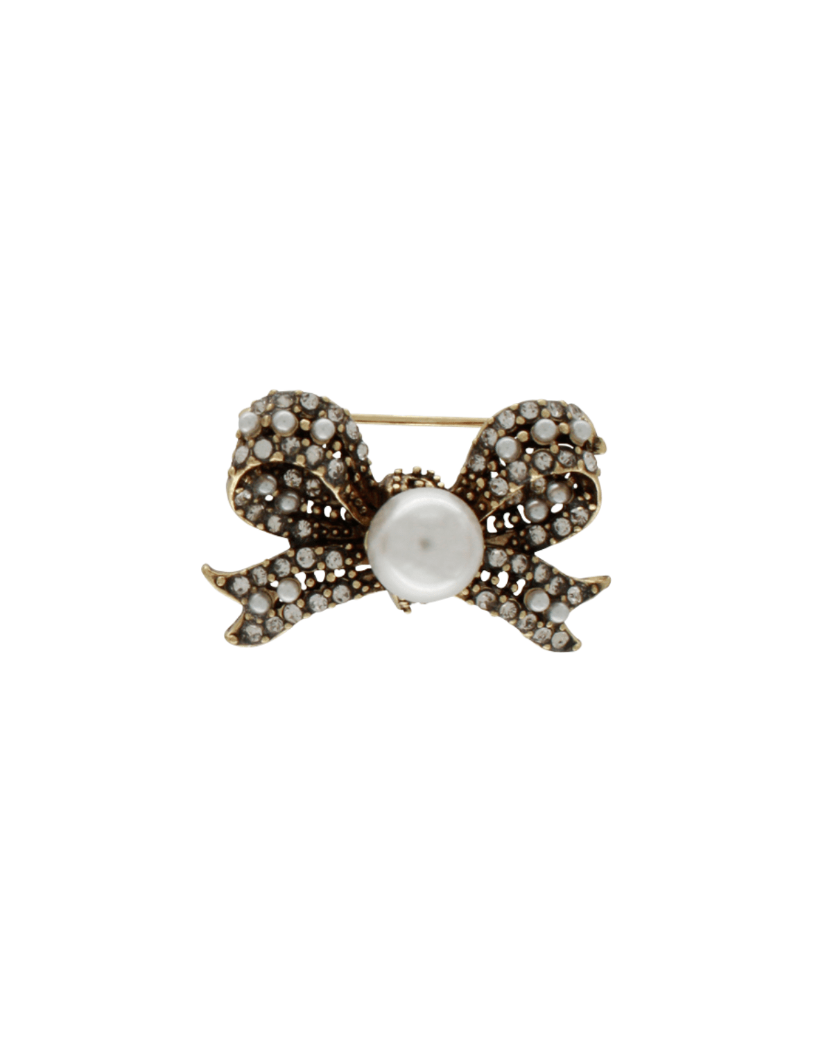 Tracey 3in1 Bow Pearl Brooch Set -DNSK Copenhagen