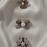 Tracey 3in1 Bow Pearl Brooch Set -DNSK Copenhagen