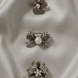 Tracey 3in1 Bow Pearl Brooch Set -DNSK Copenhagen