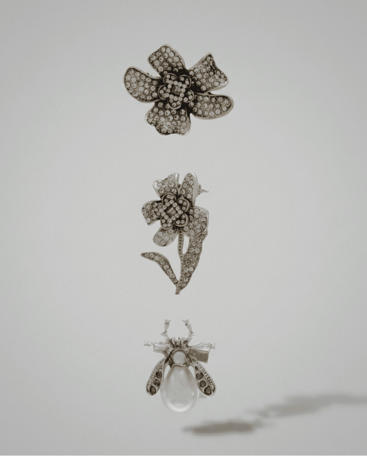 Tracey 3in1 Flower Brooch Set -DNSK Copenhagen