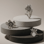 Tracey 3in1 Flower Brooch Set -DNSK Copenhagen