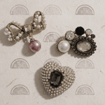 Tracey 3in1 Midcentury Pearl Brooch Set -DNSK Copenhagen