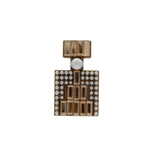 Tracey 3in1 Smooked Diamond & Pearl Brooch Set -DNSK Copenhagen
