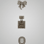 Tracey 3in1 Smooked Diamond & Pearl Brooch Set -DNSK Copenhagen