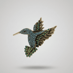 Tracey Bird Brooch Blue -DNSK Copenhagen