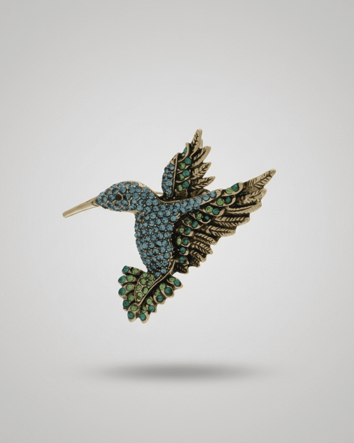 Tracey Bird Brooch Blue -DNSK Copenhagen