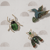 Tracey Bird Brooch Blue -DNSK Copenhagen