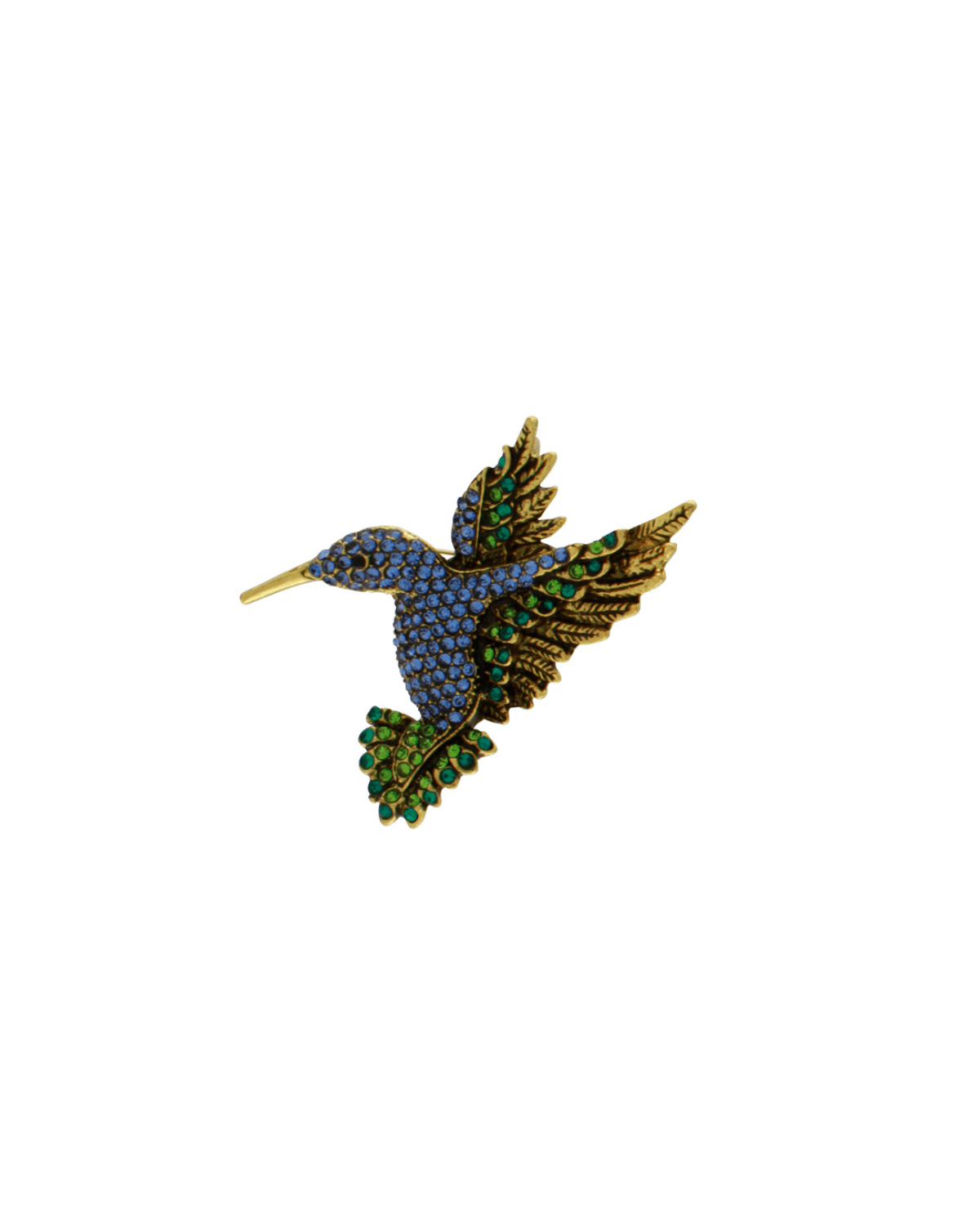 Tracey Bird Brooch Blue -DNSK Copenhagen