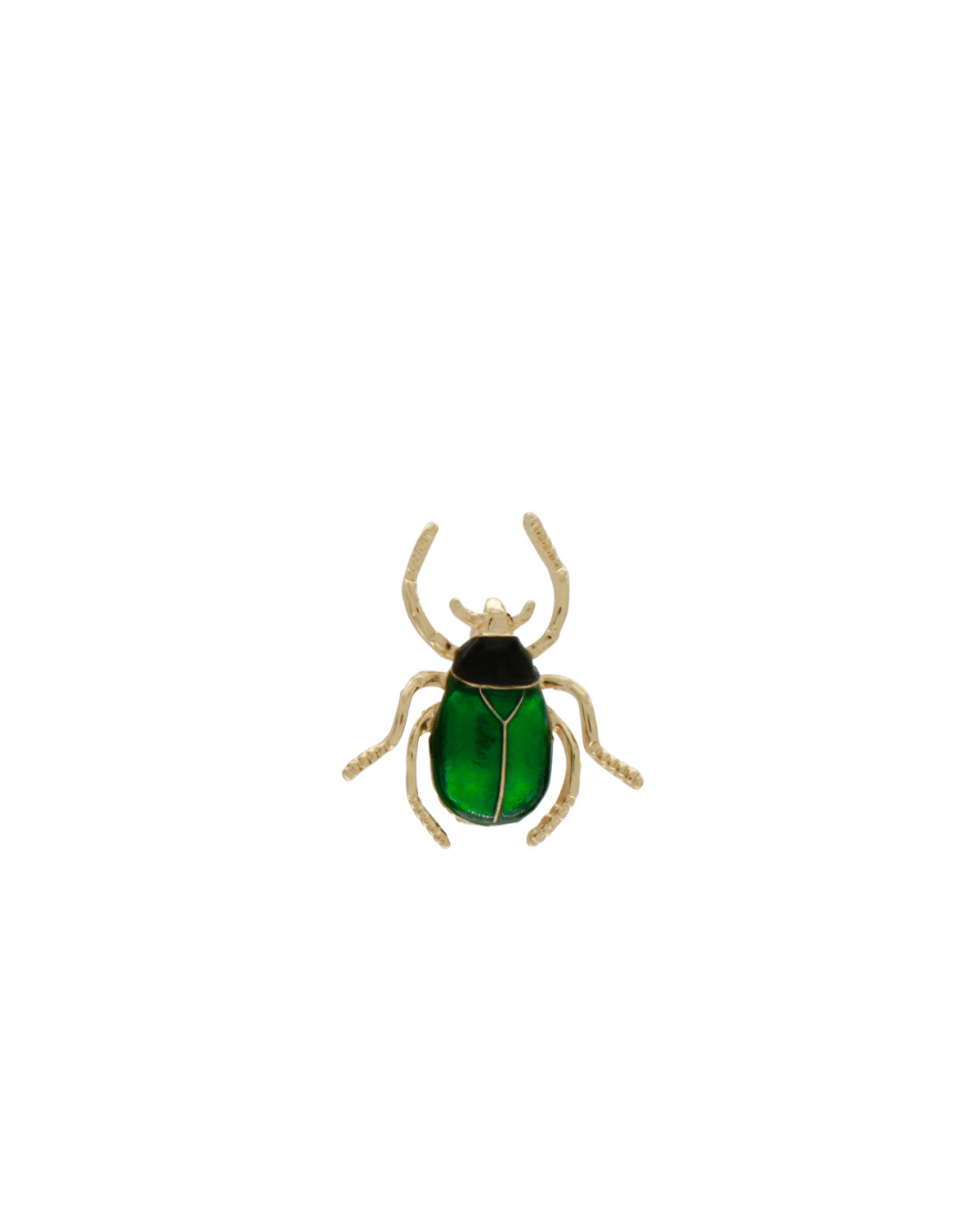 Tracey Bug Brooch Green -DNSK Copenhagen