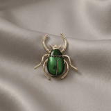 Tracey Bug Brooch Green -DNSK Copenhagen